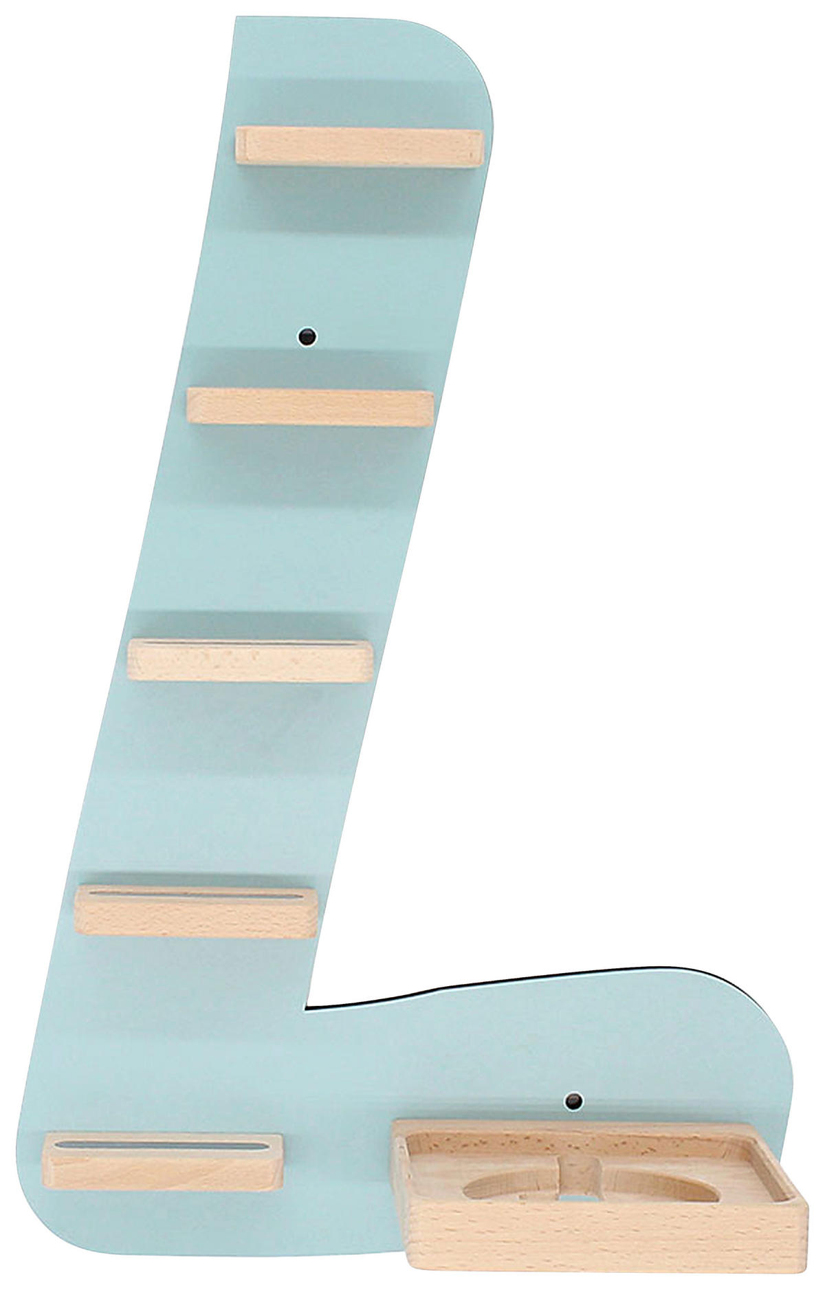 KINDERREGAL  - Grün, Modern, Holzwerkstoff (32/47/19cm) - Livetastic