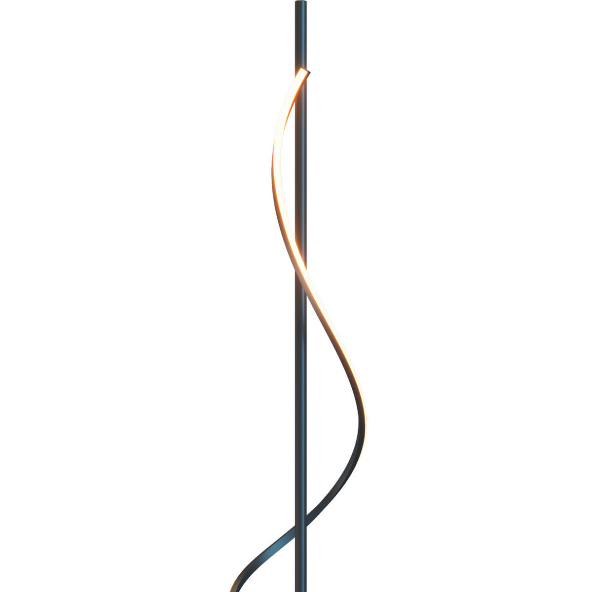 LED-STEHLEUCHTE 22/22/150 cm    - Schwarz, Design, Kunststoff/Metall (22/22/150cm)