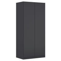 DREHTÜRENSCHRANK in  - Grau, Modern, Holzwerkstoff (91/197/54cm) - Rauch Möbel