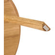 COUCHTISCH Eiche furniert, massiv 80/80/39 cm rund Eichefarben  - Eichefarben, Design, Holz/Holzwerkstoff (80/80/39cm) - Carryhome