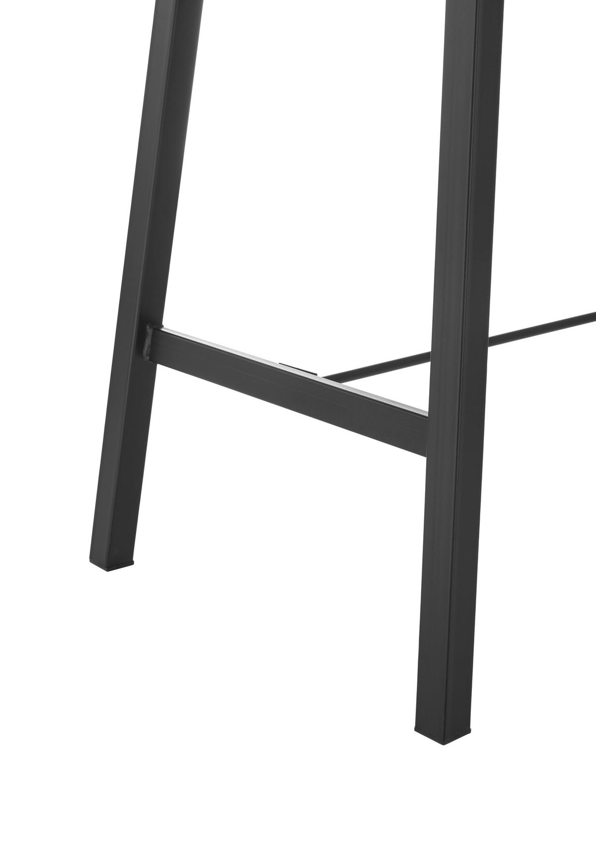 BARTISCH in Holz 120/60/104 cm   - Eichefarben/Schwarz, Design, Holz/Metall (120/60/104cm) - Boxxx