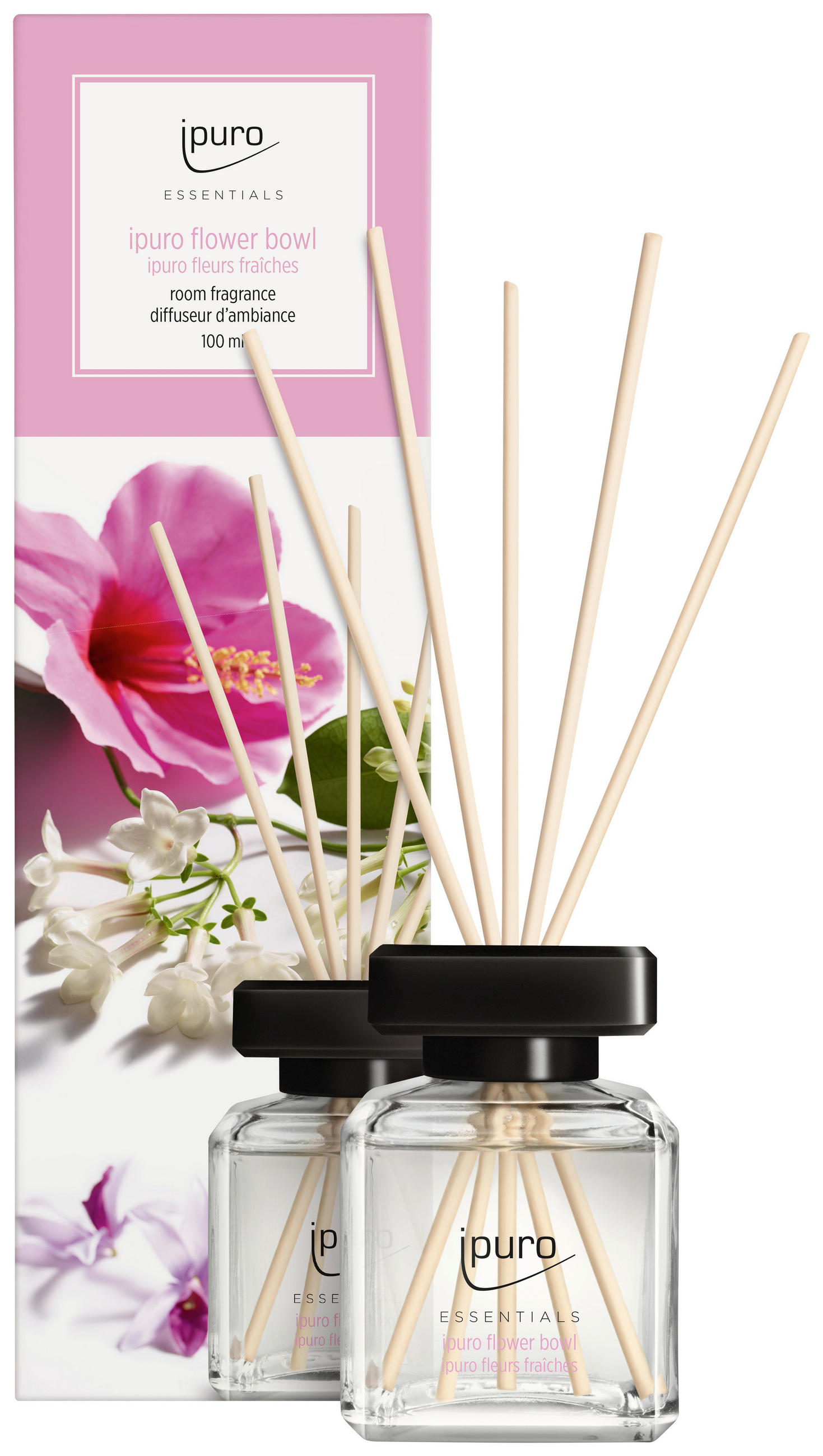 DIFFÚZOR  virágos  - Basics, Üveg (100ml) - Ipuro