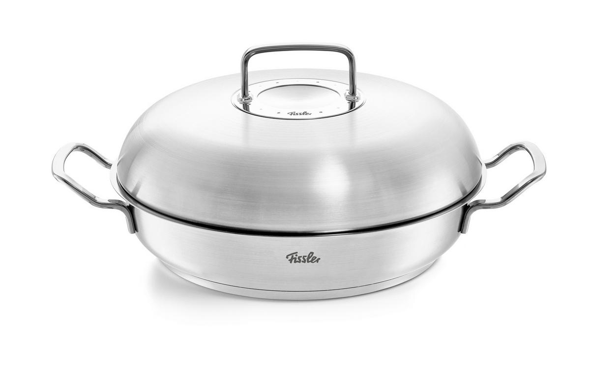 SERVIERPFANNE ORIGINAL-PROFI COLLECTION® 28 cm cm  - Silberfarben, Basics, Metall (28 cmcm) - Fissler