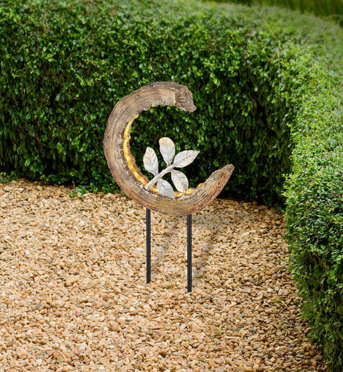 SVJETILJKA SOLARNA  - srebrne boje/smeđa, Design, metal/plastika (24/10/52cm) - Globo