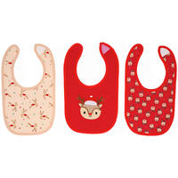 LÄTZCHEN 3-teilig  - Beige/Rot, Textil (18/30cm) - X-Mas