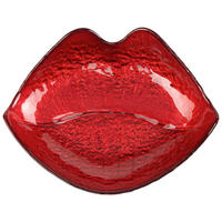 DEKOSCHALE - Rot, Design, Glas (16,5/13/3,5cm)