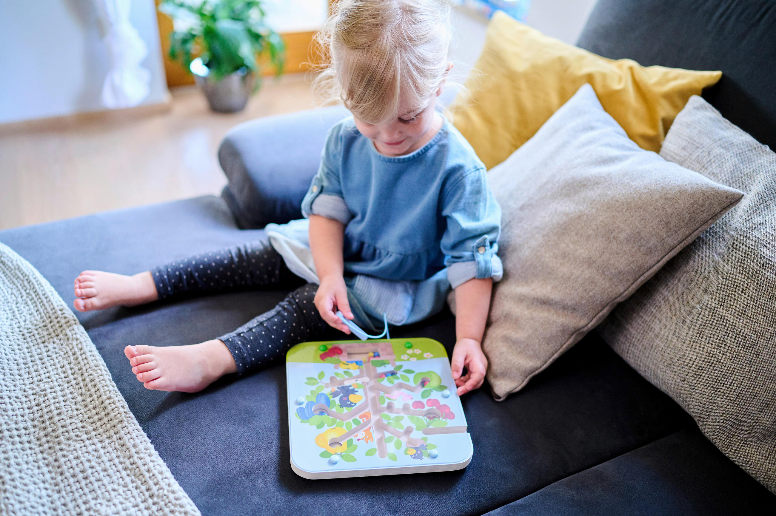 MOTORIKSPIEL - Multicolor, Basics, Holz/Kunststoff (21,5/21,5/1,5cm) - Haba