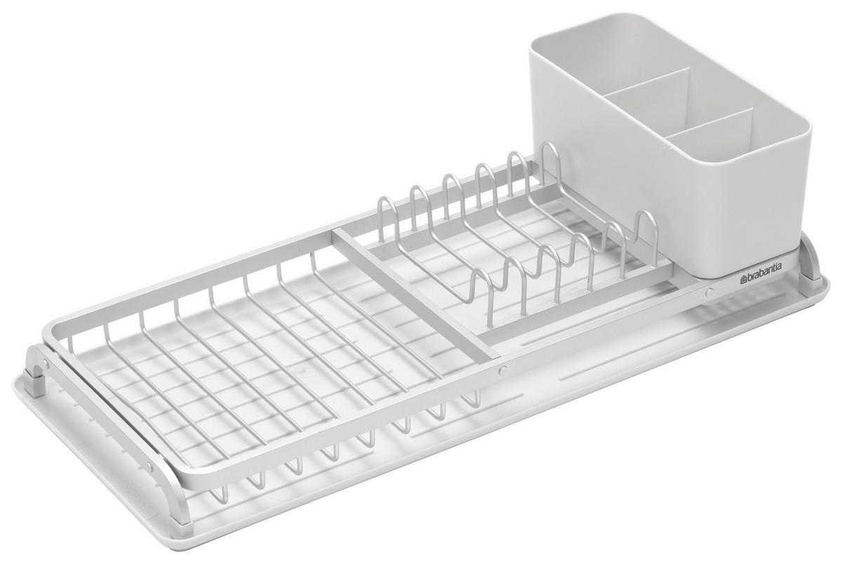 GESCHIRRABTROPFTASSE   - Grau, Design, Kunststoff/Metall (20/12,6/46,3cm) - Brabantia
