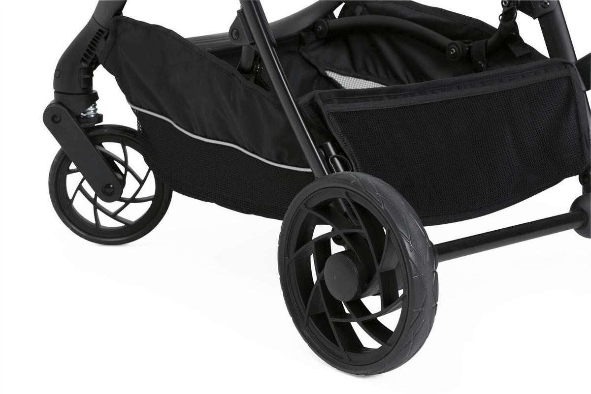 BUGGY One4ever Lounge  - Schwarz, Basics, Textil/Metall (51/99-109/78cm) - Chicco