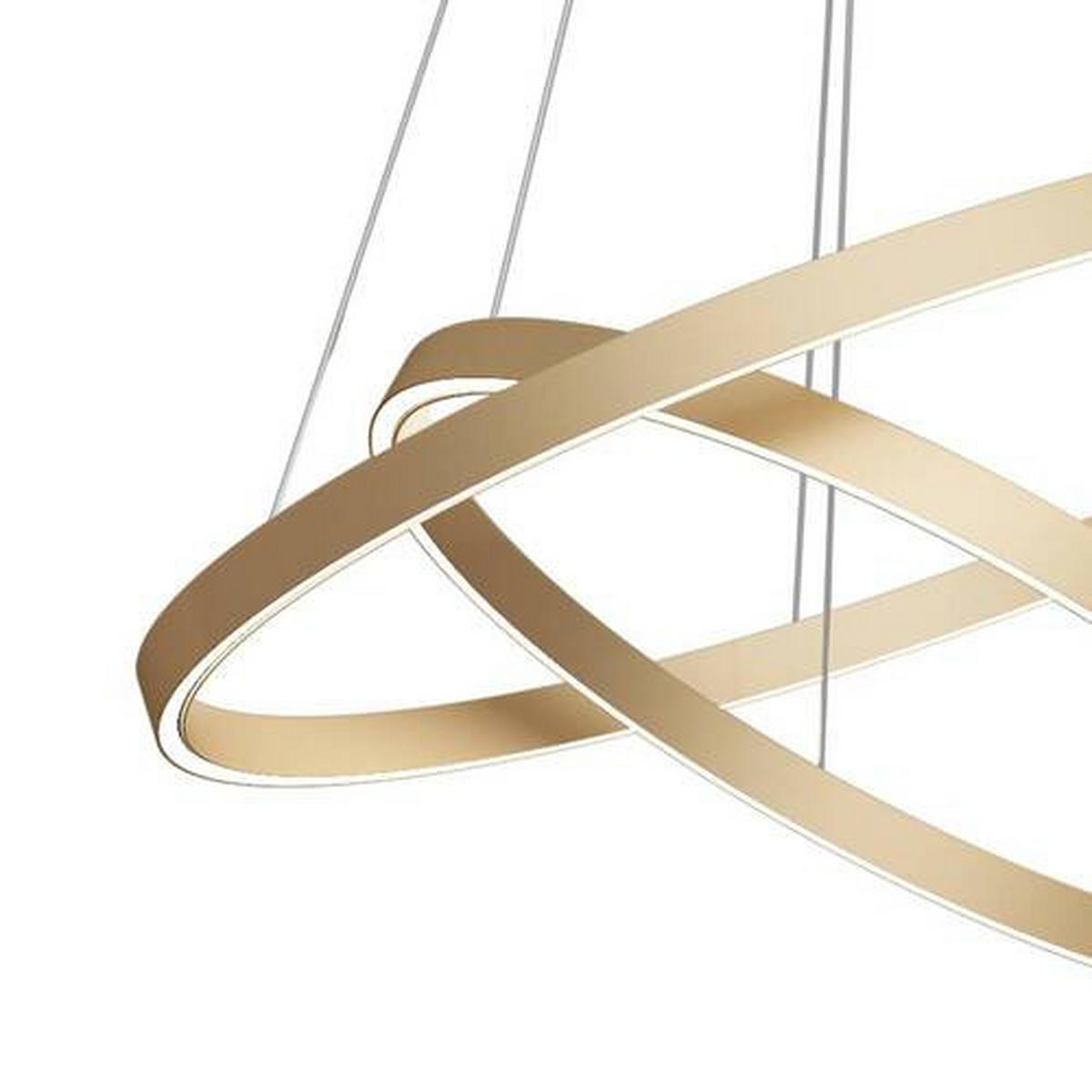 PENDELLEUCHTE Modern 80/120 cm   - Messingfarben, Trend, Metall (80/120cm) - MAYTONI