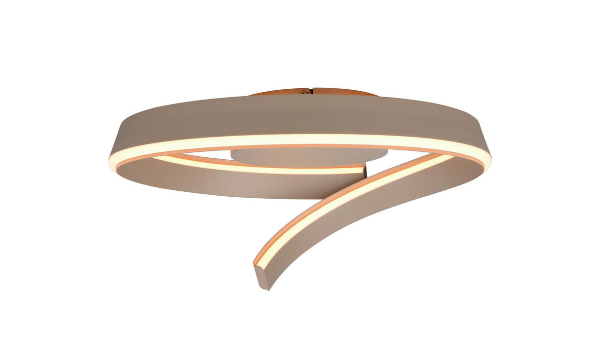LED-DECKENLEUCHTE CIRONDA  - Beige, Design, Metall (59,5/26,5/58,7cm) - Cinque