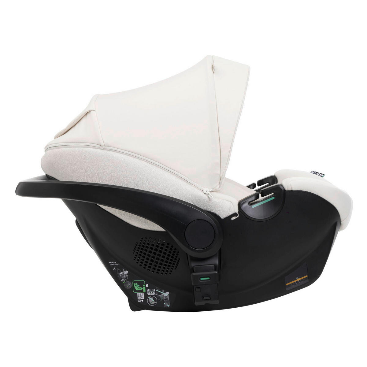 KINDERAUTOSITZ Amber Glow   - Creme/Schwarz, Basics, Textil (63/36/57/37cm) - Chicco
