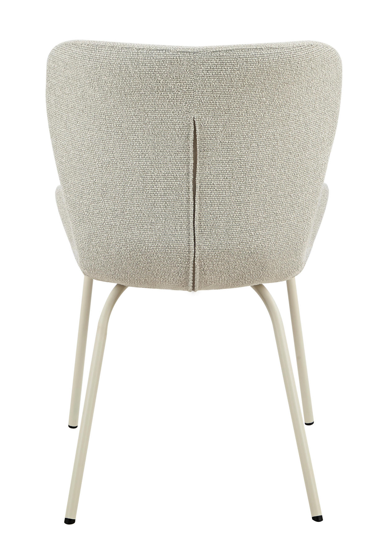 STUHL-SET 2 Stück  in Stahl Webstoff  - Beige/Creme, MODERN, Textil/Metall (50/83,5/60cm) - MID.YOU