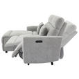 ECKSOFA  in Webstoff Grau  101/212 cm  - Schwarz/Grau, Design, Kunststoff/Textil (101/212cm) - Carryhome
