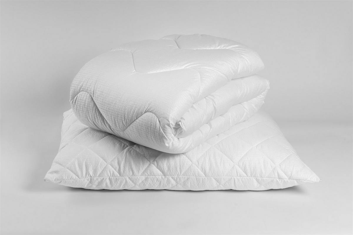 PAPLAN-PÁRNA SZETT 140/200 cm  - fehér, Basics, textil (140/200cm) - Rofima