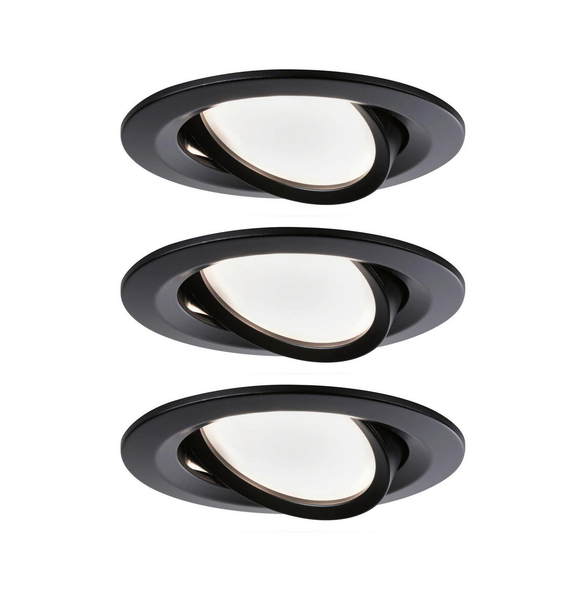 LED-DECKENLEUCHTE 8,4 cm  - Schwarz, Basics, Metall (8,4cm) - Paulmann