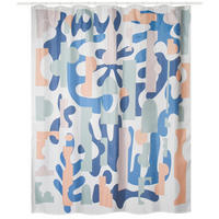 DUSCHVORHANG SOLEA 180/200 cm  - Multicolor, Basics, Textil (180/200cm) - MSV