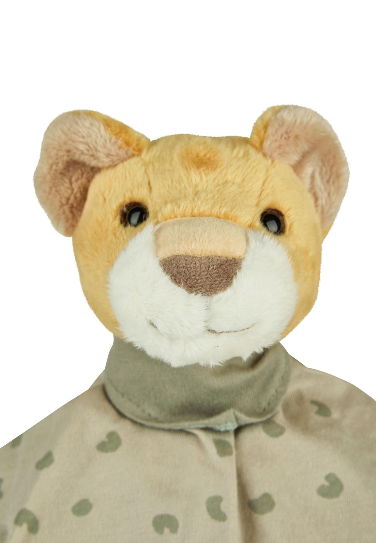 SCHMUSETUCH Löwe Leo  - Mintgrau, Basics, Textil (27/42/9cm) - Sterntaler