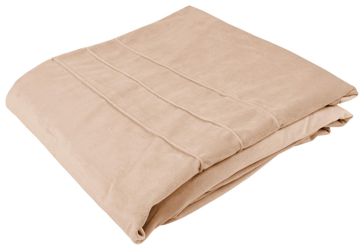 KUSCHELSET  - Champagner, KONVENTIONELL, Textil (130/170/17cm)