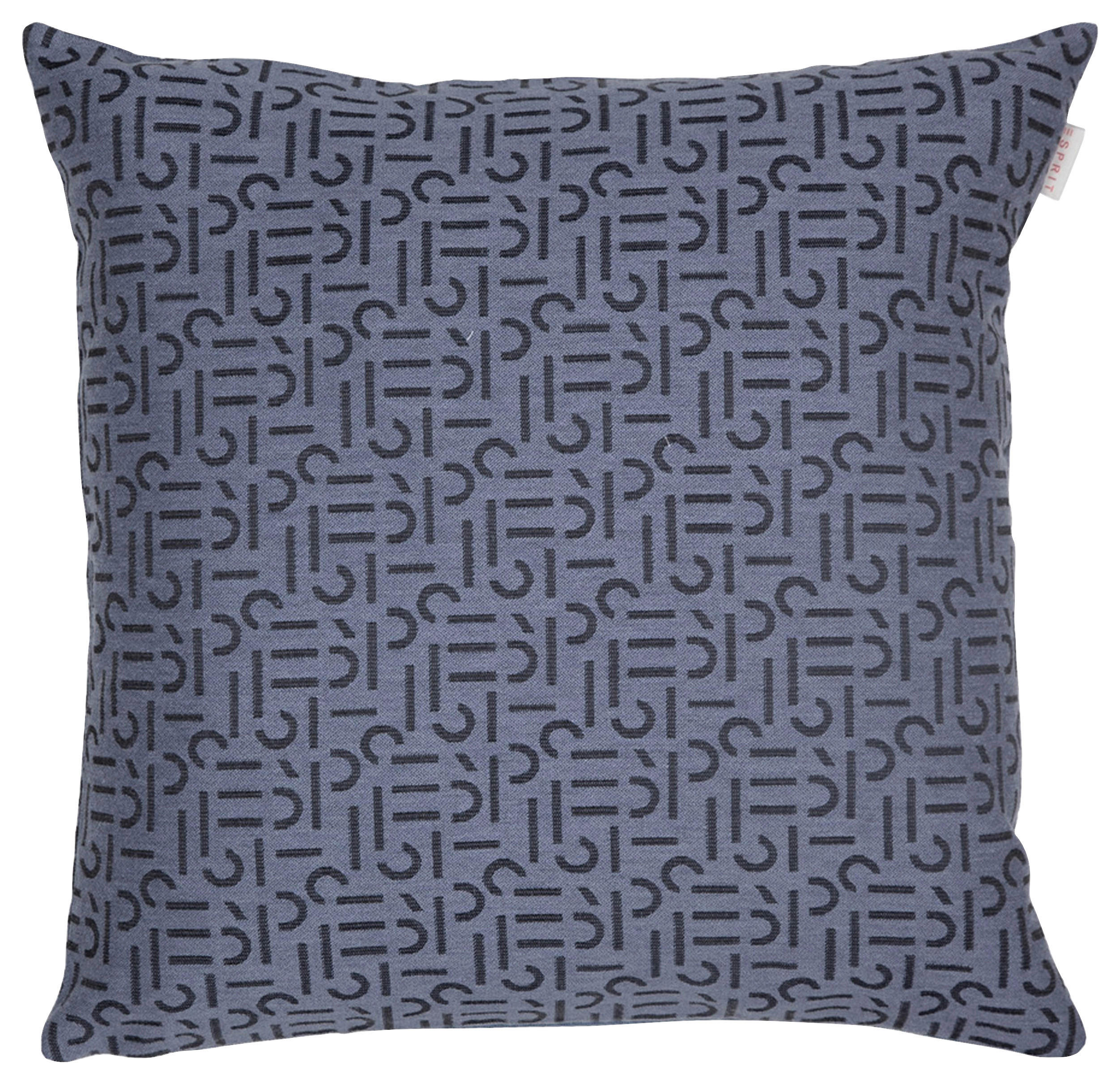 KISSENHÜLLE E-SCATTER Scatter 45/45 cm  - Blau/Dunkelblau, KONVENTIONELL, Textil (45/45cm) - Esprit