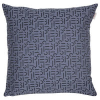 KISSENHÜLLE E-SCATTER Scatter 45/45 cm  - Blau/Dunkelblau, KONVENTIONELL, Textil (45/45cm) - Esprit