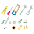 KINDERWERKZEUGSET  - Multicolor, Basics, Holz/Holzwerkstoff (24,3/13,3/17,5cm) - My Baby Lou