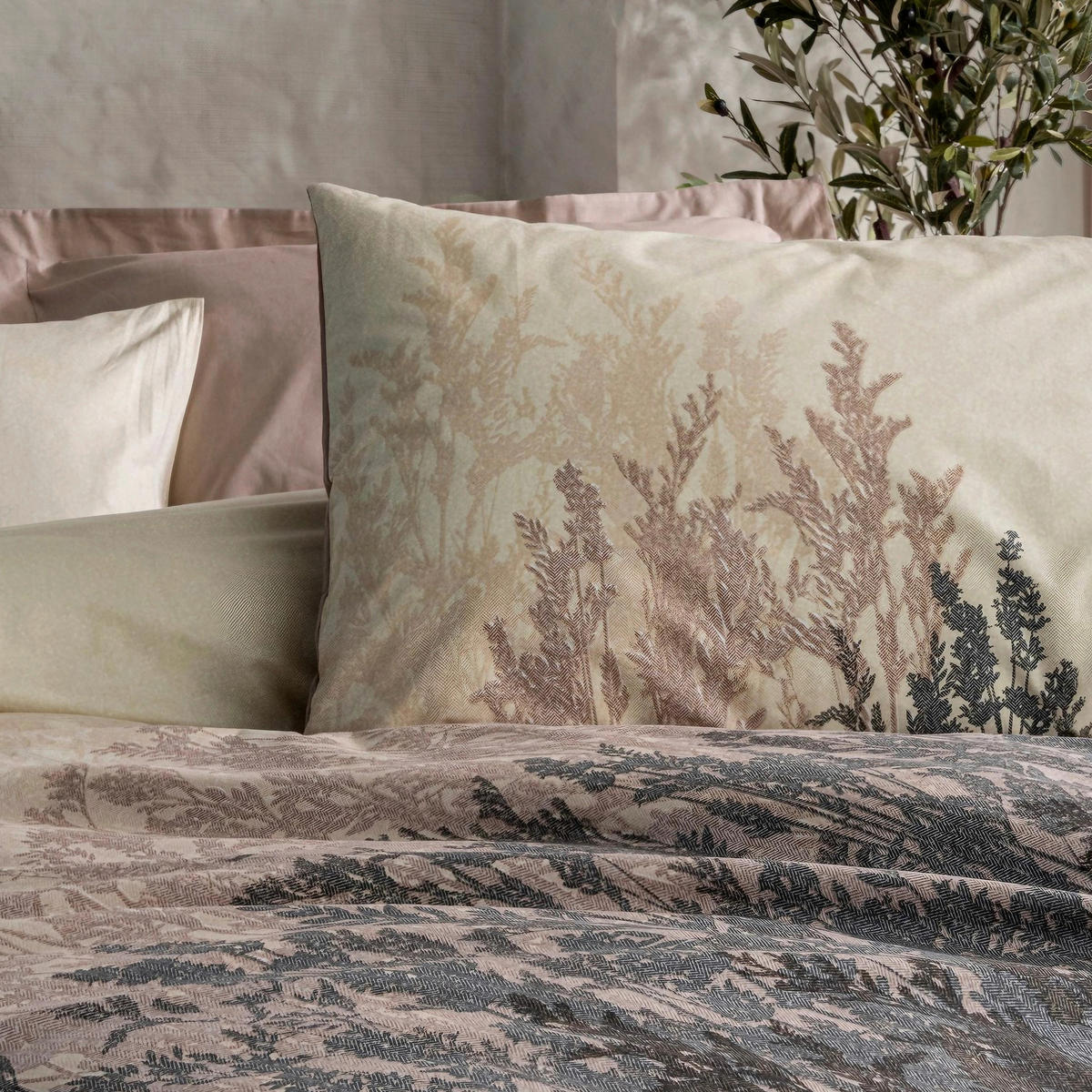 BETTWÄSCHE 155/220 cm  - Beige, Basics, Textil (155/220cm)