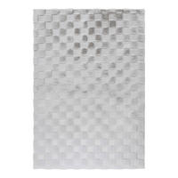 FLACHWEBETEPPICH 160/230 cm Silberfarben  - Silberfarben, Basics, Textil (160/230cm) - Kayoom