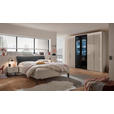BETT 180/200 cm,  in Braun, Grau, gepolstertes Kopfteil,  - Schieferfarben/Braun, KONVENTIONELL, Textil (180/200cm) - Dieter Knoll