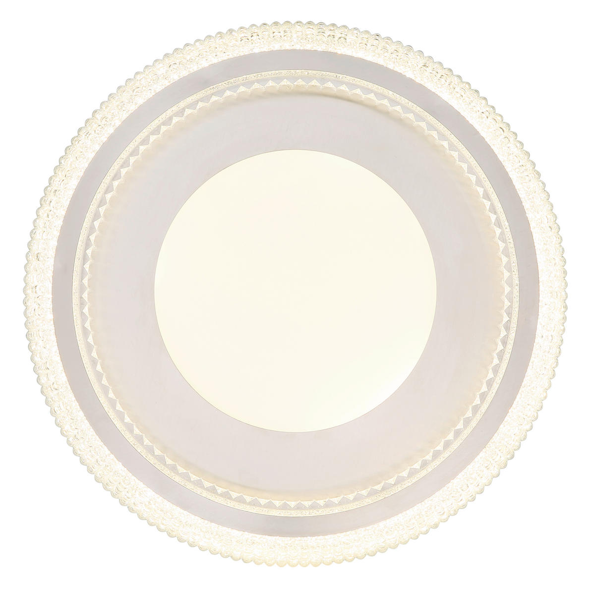 LED-TAKLAMPA 36 W 40/8,5 cm  - vit/klar, Design, metall/plast (40/8,5cm) - Globo