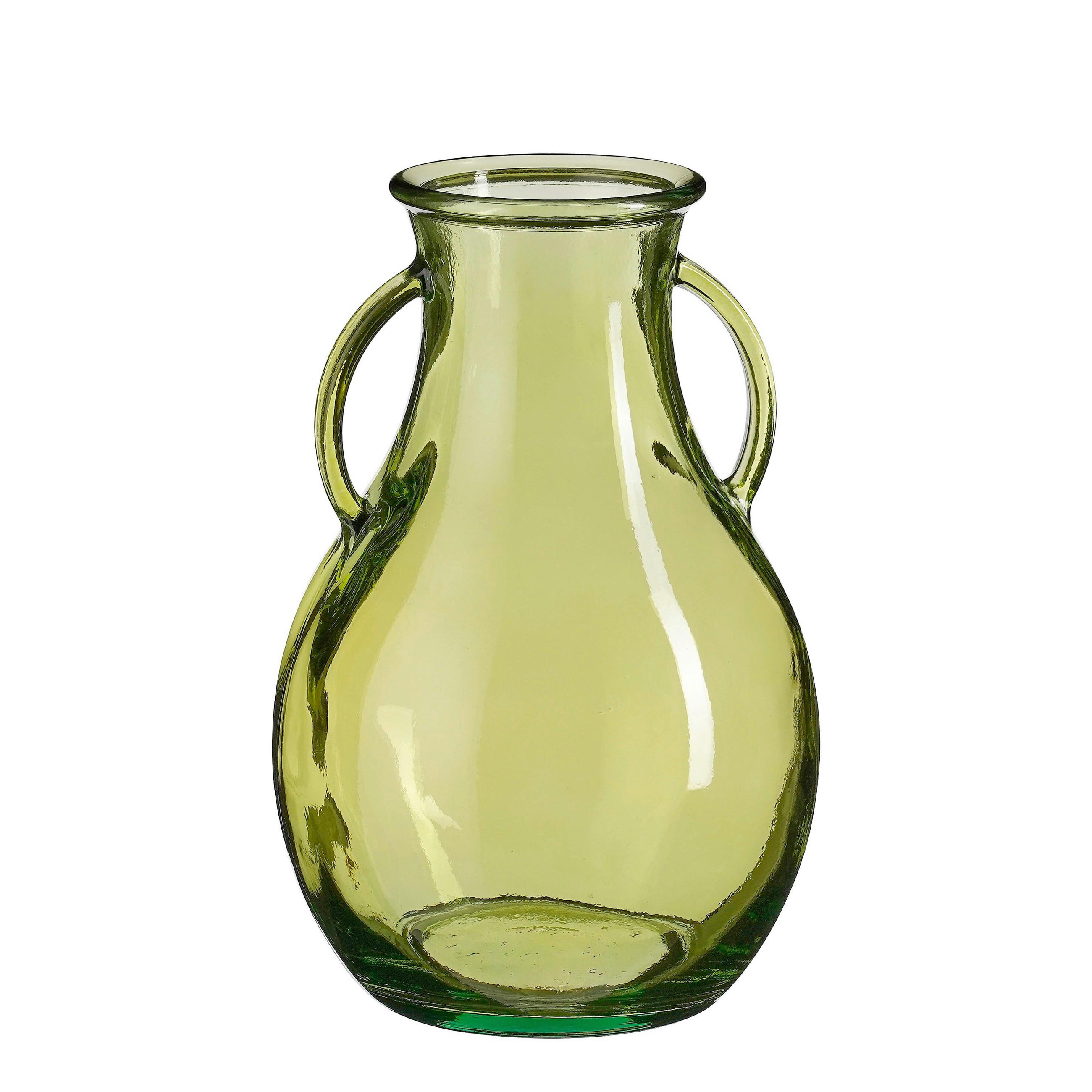 VÁZA, sklo,  - svetlozelená, Basics, sklo (20/32cm)