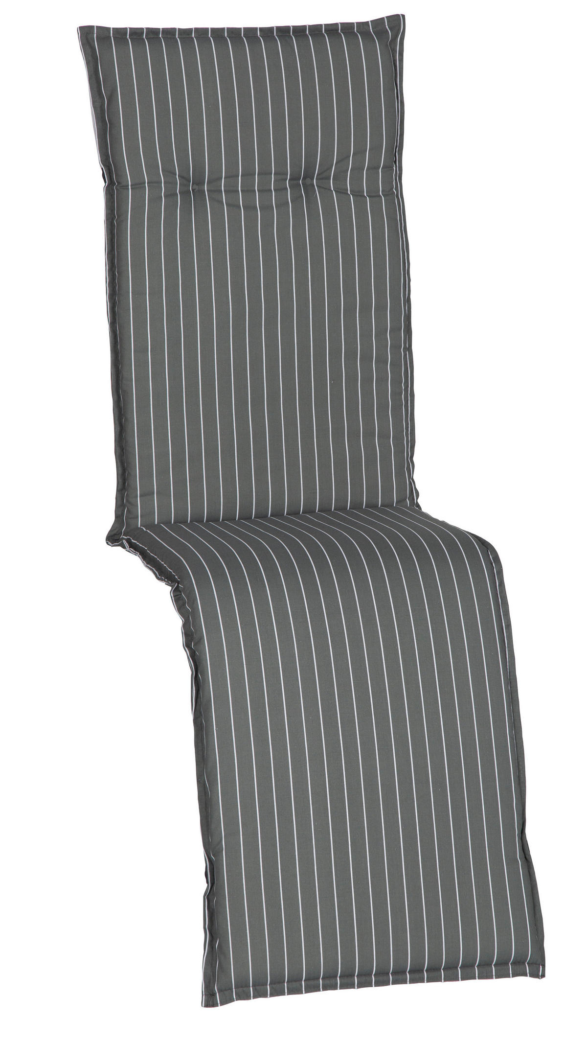 PODUŠKA NA RELAXAČNÉ KRESLO, 171/50/6 cm - sivá, Design, textil (171/50/6cm)