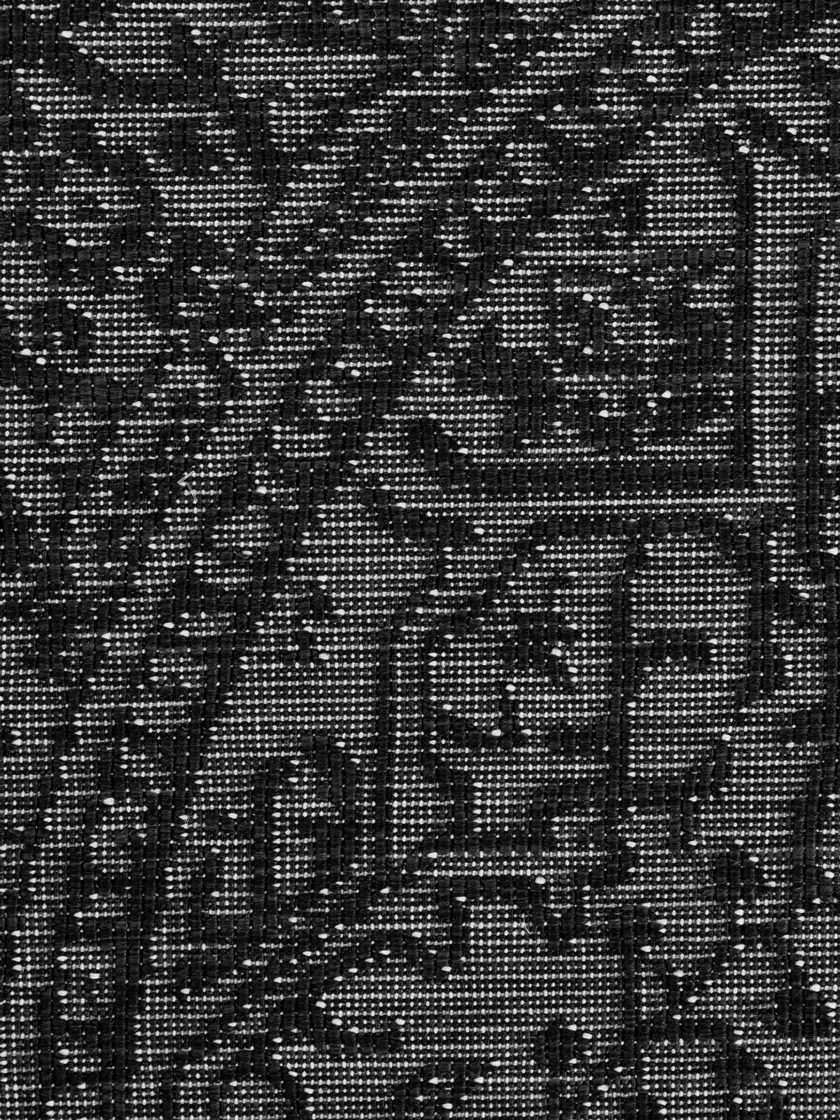OUTDOORTEPPICH 160 cm Duet Schwarz, Weiß  - Schwarz/Weiß, Design, Kunststoff (160cm)