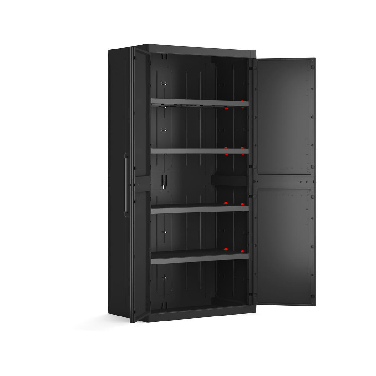 GERÄTESCHRANK 89/182/54 cm  - Schwarz, Design, Kunststoff (89/182/54cm) - Keter