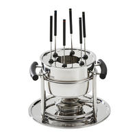 FONDUESET Party Allegro  - Edelstahlfarben, Basics, Kunststoff/Metall - WMF