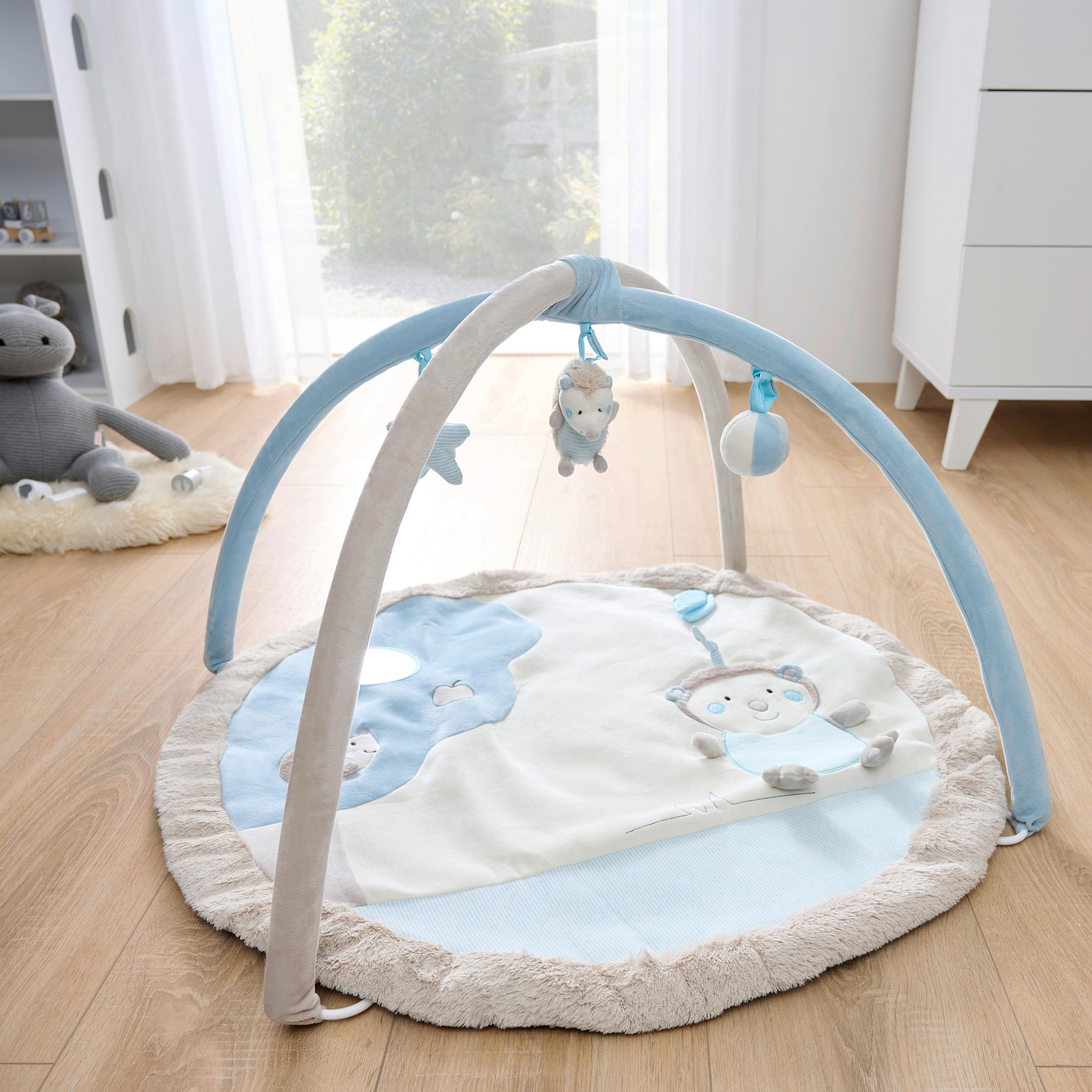 BEBI GIMNASTIKA - siva/plava, Osnovno, tekstil (85cm) - Patinio