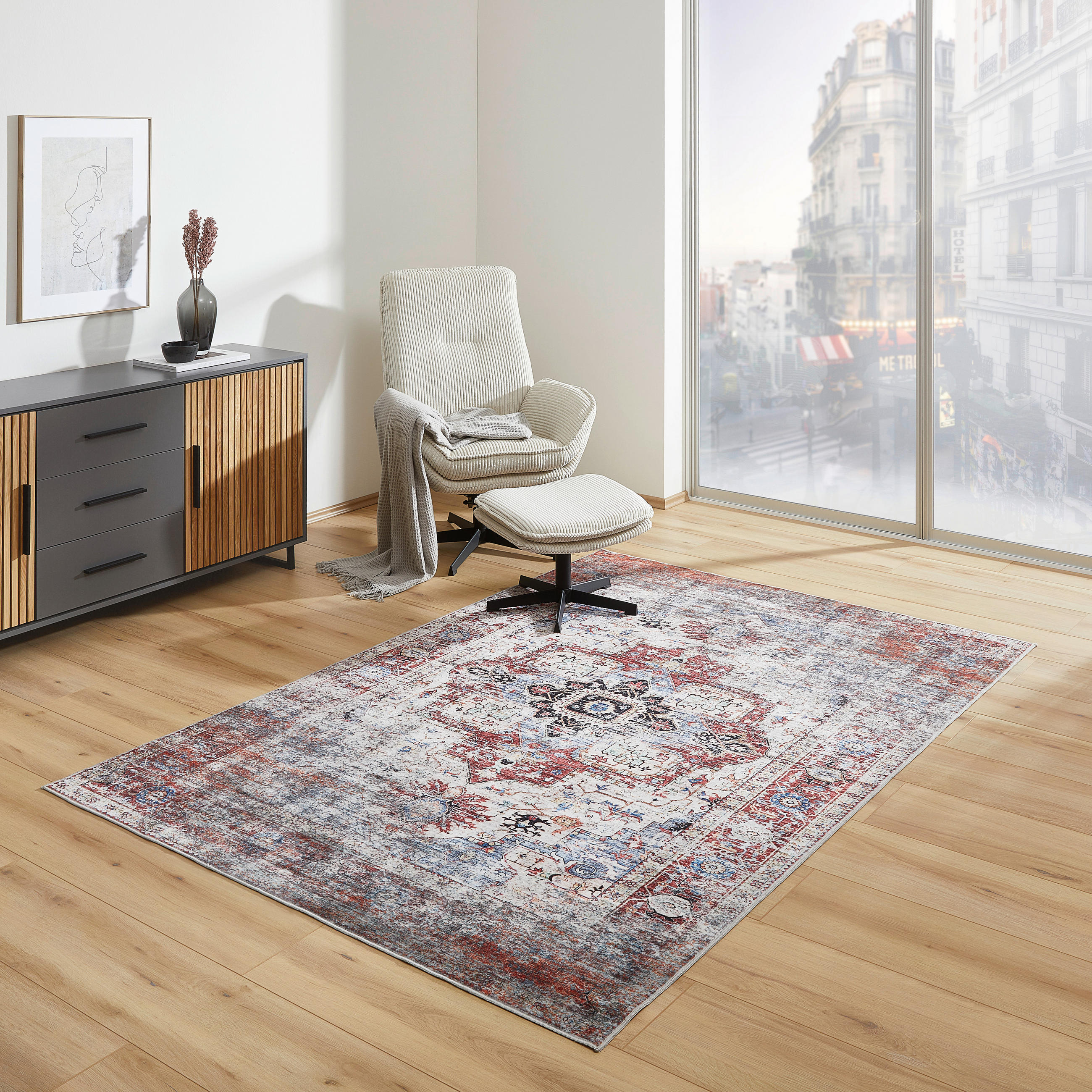 VINTAGE-TEPPICH 130/200 cm Multicolor  - Multicolor, Trend, Textil (130/200cm) - Novel