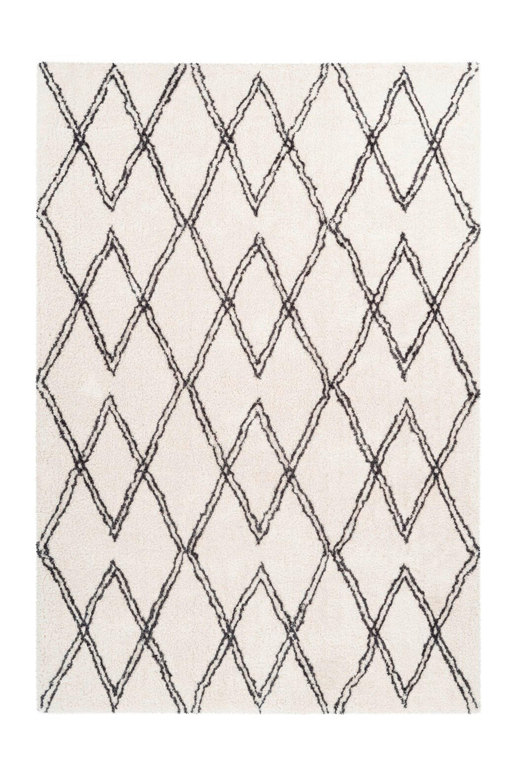 HOCHFLORTEPPICH 120/170 cm Orlando 325 Elfenbein Creme  - Creme, KONVENTIONELL, Textil (120/170cm)