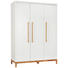 BABYKLEIDERSCHRANK Scandic - Eichefarben/Weiß, Design, Holz/Holzwerkstoff (135/190/55cm) - Jimmylee BABYKLEIDERSCHRANK Scandic - Eichefarben/Weiß, Design, Holz/Holzwerkstoff (135/190/55cm) - Jimmylee