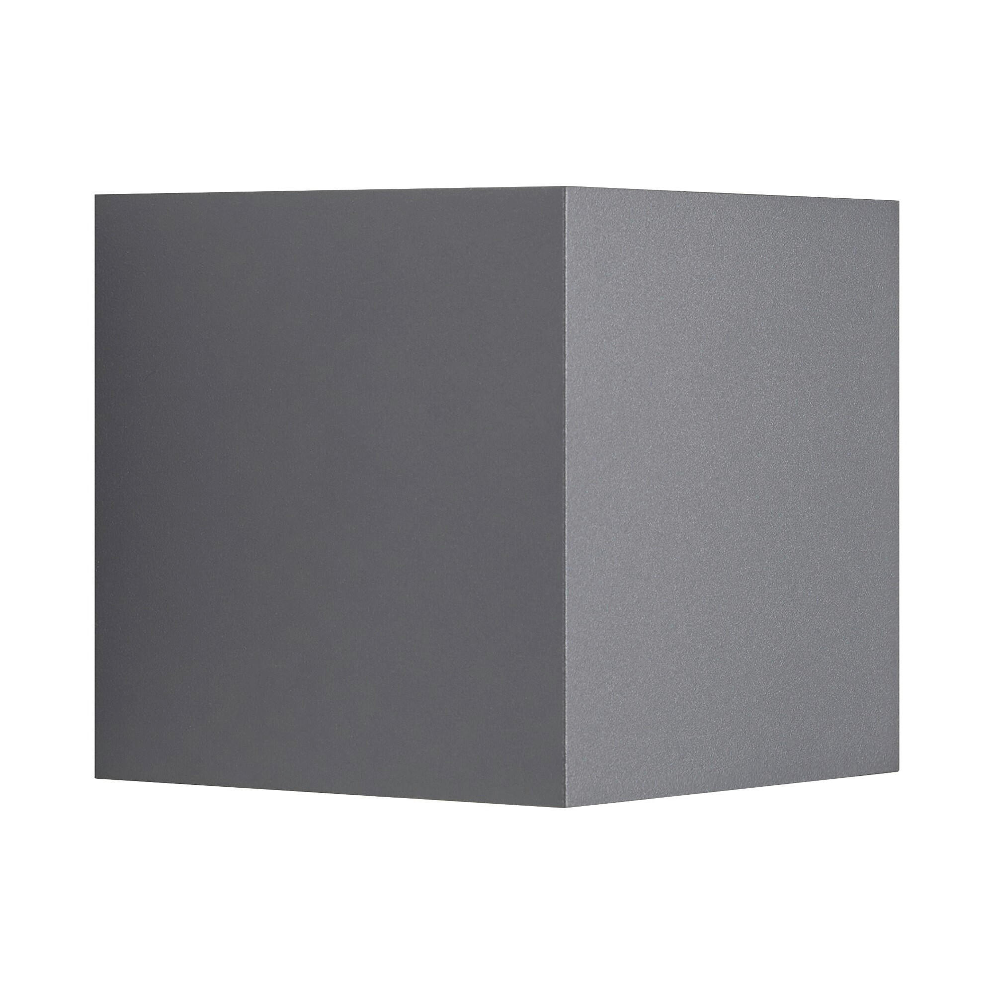 WANDLEUCHTE Milda 10/10.3/10 cm  - Anthrazit, Design, Metall (10/10.3/10cm) - Nordlux