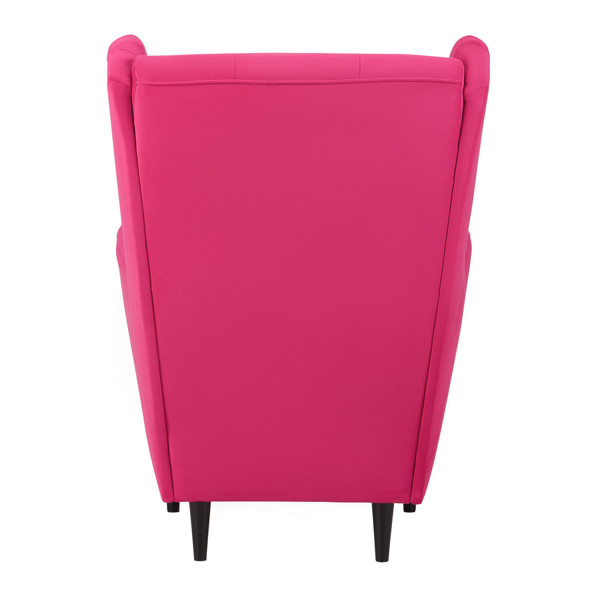 FÅTÖLJ i textil, trämaterial pink  - pink/svart, trämaterial/trä (78/102/98cm) - MID.YOU