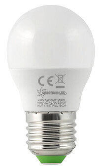 LED SIJALICA - bela, Osnovno, staklo (4,5/8,2cm)