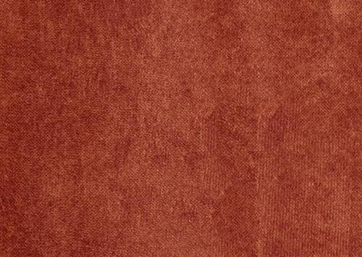 ECKSOFA in Velours Rostfarben  173/276 cm  - Chromfarben/Rostfarben, Design, Kunststoff/Textil (173/276cm) - Stylife
