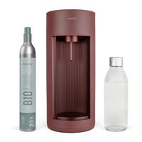 WASSERSPRUDLER GLASSY BEETROOT  - Bordeaux, Basics, Holzwerkstoff/Kunststoff (18.8/44.4cm) - mysoda