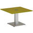 BEISTELLTISCH in Gelb, Silberfarben - Gelb/Silberfarben, KONVENTIONELL, Glas/Holzwerkstoff (60/60/37,5cm) BEISTELLTISCH in Gelb, Silberfarben - Gelb/Silberfarben, KONVENTIONELL, Glas/Holzwerkstoff (60/60/37,5cm)