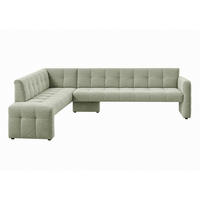 KLUPA KUTNA  boje mente  drvo, tekstil, drvni materijal      - boje mente/crna, Moderno, drvni materijal/drvo (265/197cm) - Livetastic