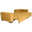 ECKSOFA  in Cord Senfgelb  - Senfgelb/Braun, KONVENTIONELL, Holz/Textil (293/160cm) - Carryhome