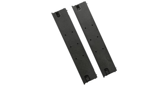 SCHUBKASTENEINSATZ 33/6,5/1,2 cm   - Schwarz, KONVENTIONELL, Metall (33/6,5/1,2cm) - Moderano