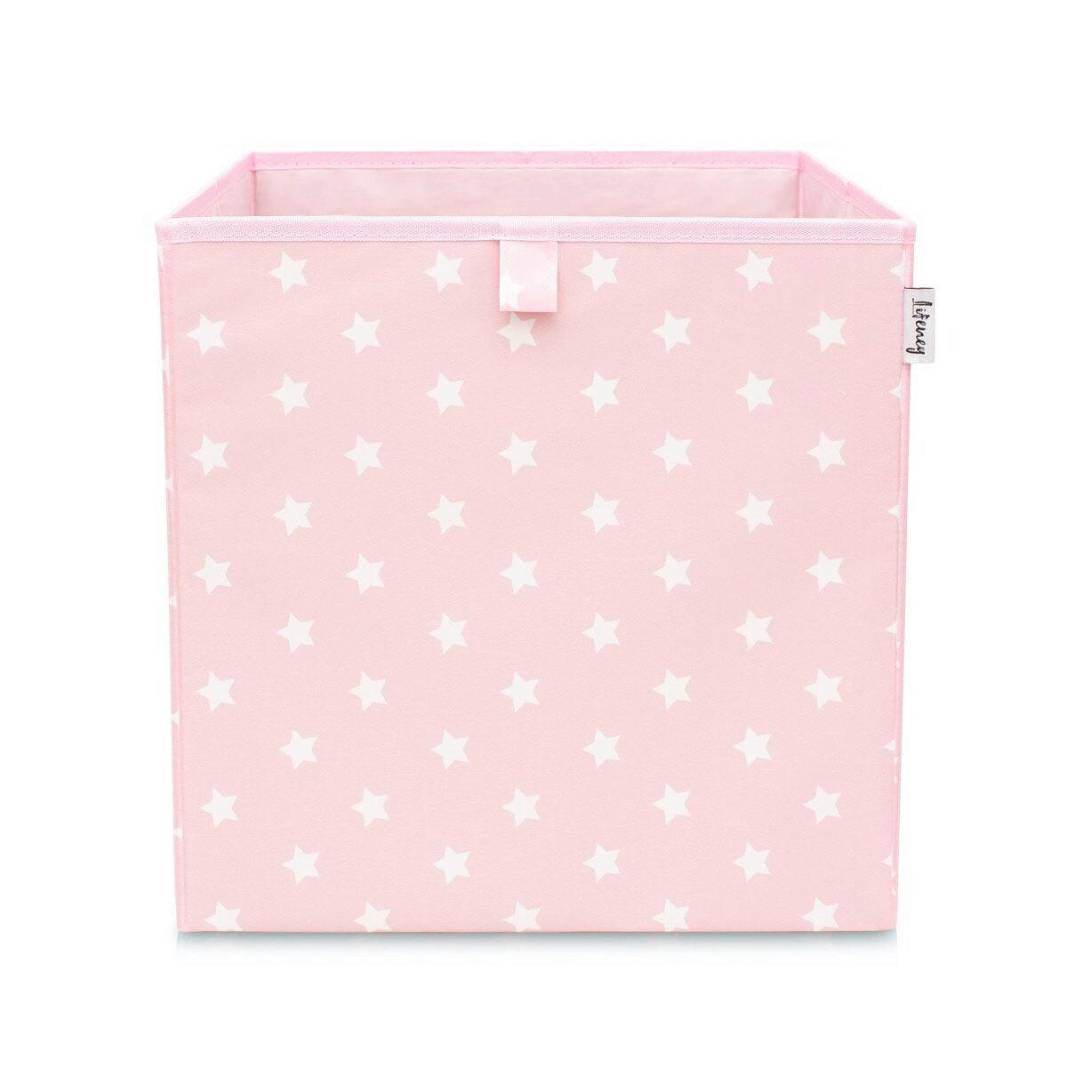 AUFBEWAHRUNGSBOX  - Rosa, Basics, Kunststoff (33/33/33cm) - Lifeney