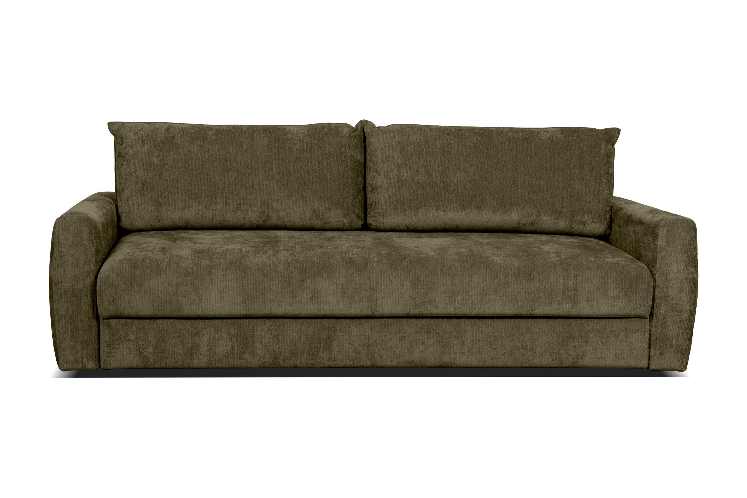 SCHLAFSOFA Gosa in Chenille Grün  - Grün, Design, Textil (238/90/116cm) - Livetastic